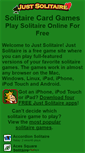 Mobile Screenshot of justsolitaire.com